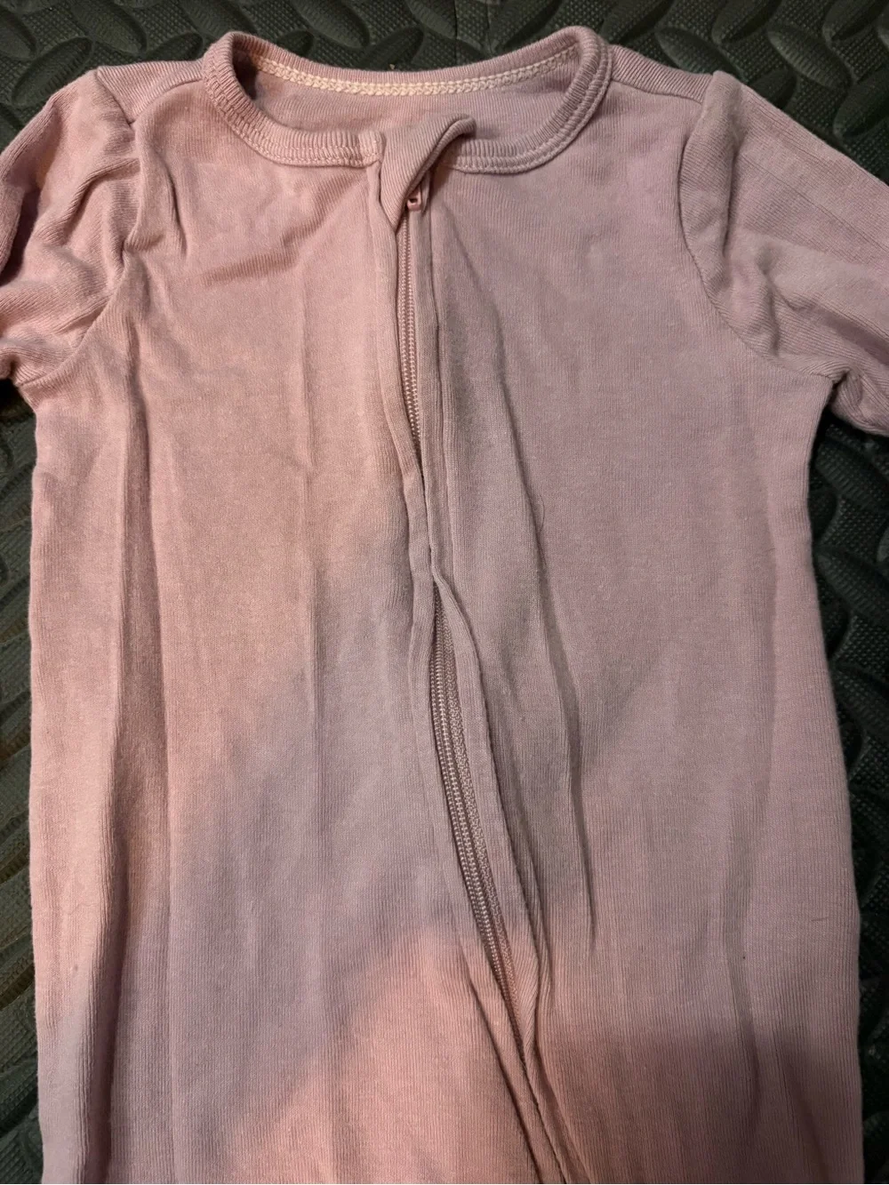 Baby Girls' Mauve Zipper Footed One-Piece Sleeper